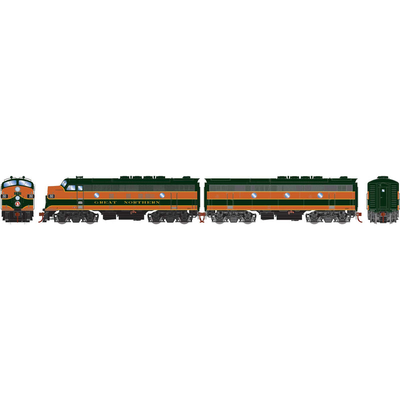 PREORDER Athearn ATHG-1628 HO GEN F3A/F3B Locomotives, Passenger GN F3A- #260A F3B-#260B