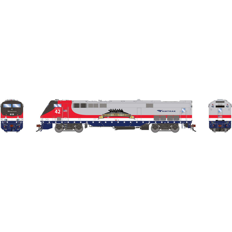 PREORDER Athearn ATHG-1666 HO GEN P42DC Locomotive, AMTK 'Veterans'