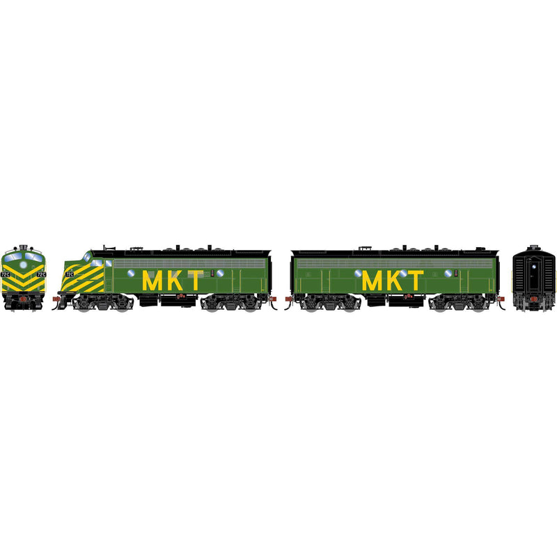 PREORDER Athearn ATHG-1706 HO GEN F7A/F7B Locomotives, Freight MKT F7A- #72C F7B- #75F