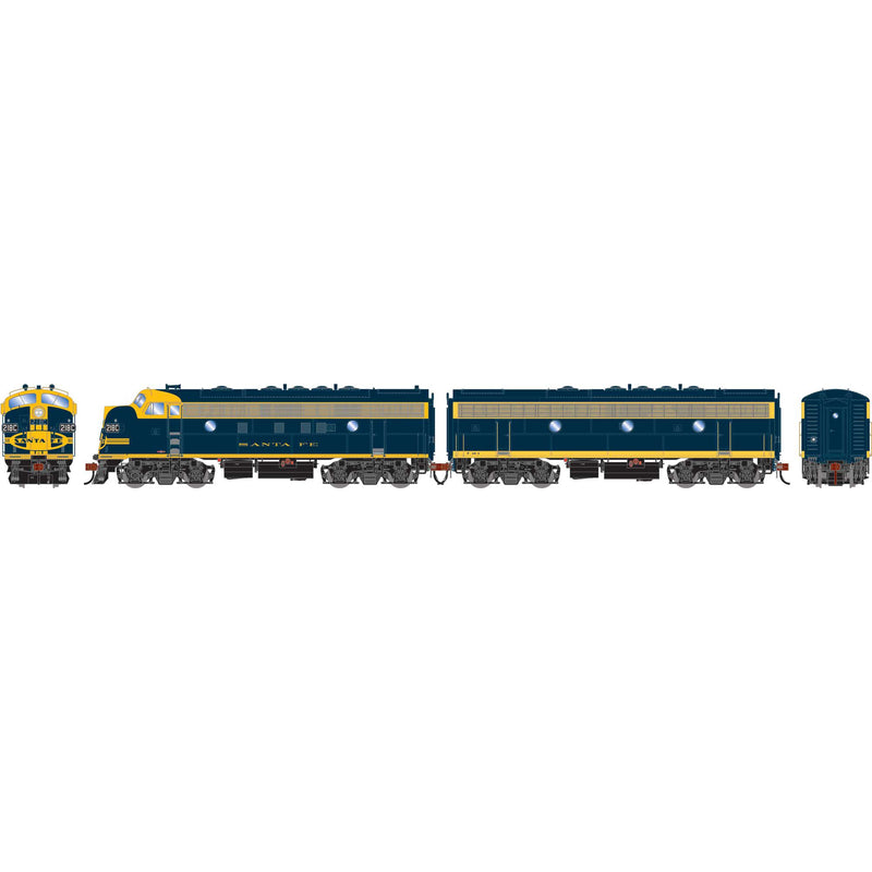 PREORDER Athearn ATHG-1714 HO GEN F7A/F7B Locomotives, Freight ATSF F7A- #218C F7B- #235B