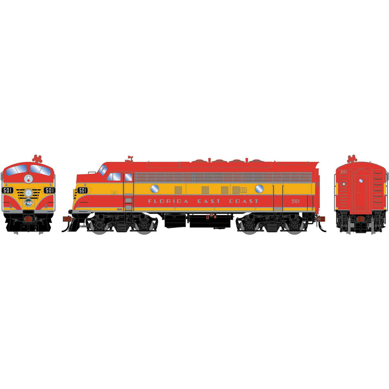 PREORDER Athearn ATHG-1716 HO GEN F3A Locomotive w/DCC & Sound, Freight FEC