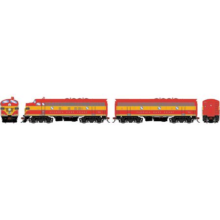 PREORDER Athearn ATHG-1717 HO GEN F3A/F3B Locomotives w/DCC & Sound, Freight FEC F3A- #503 F3B-#552