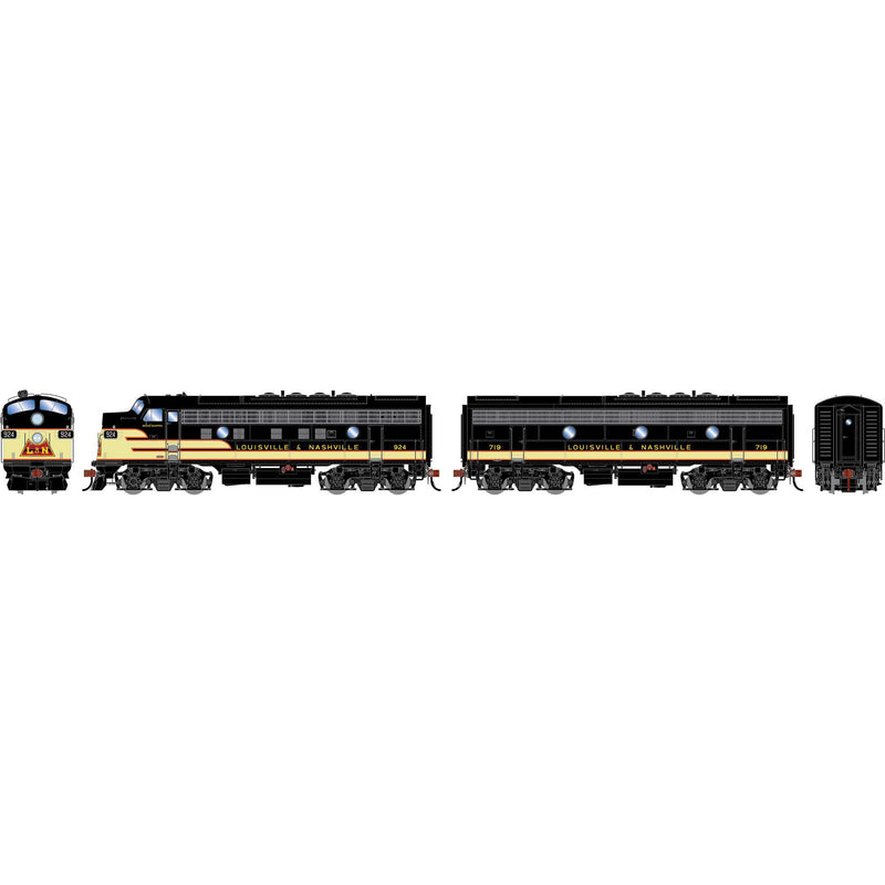 PREORDER Athearn ATHG-1727 HO GEN F9A/F9B Locomotives w/DCC & Sound, Freight LN F9A- #924 F9B- #719