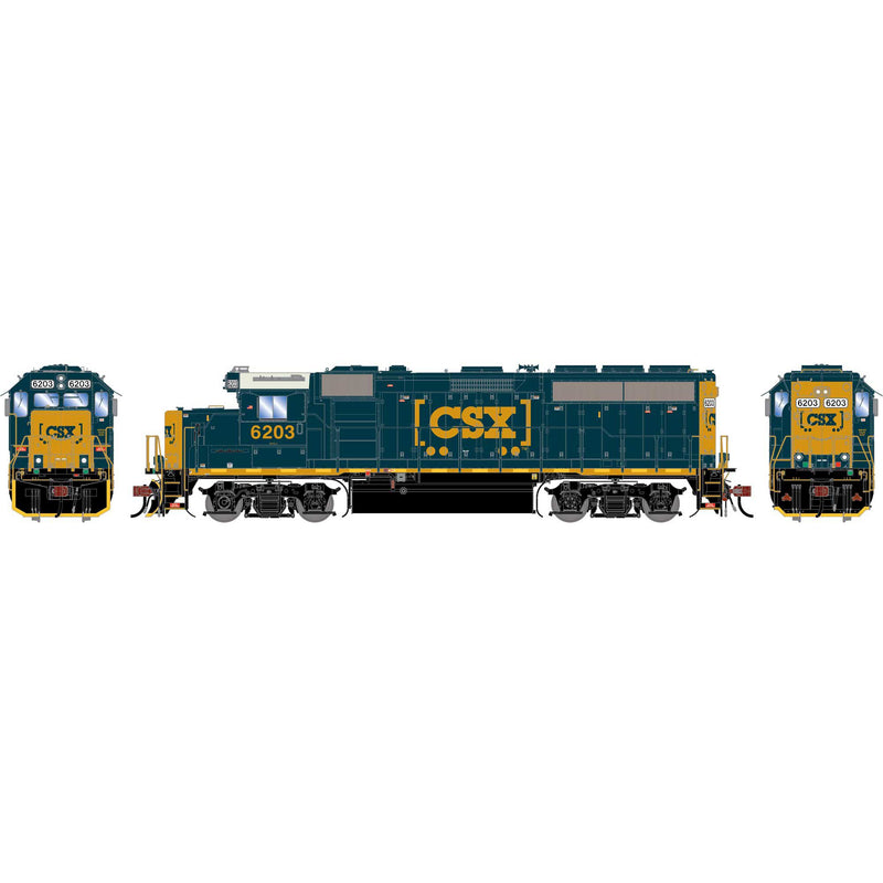 PREORDER Athearn Genesis ATHG-1739 HO GP40-2 Locomotive, CSXT 'Boxcar Logo'