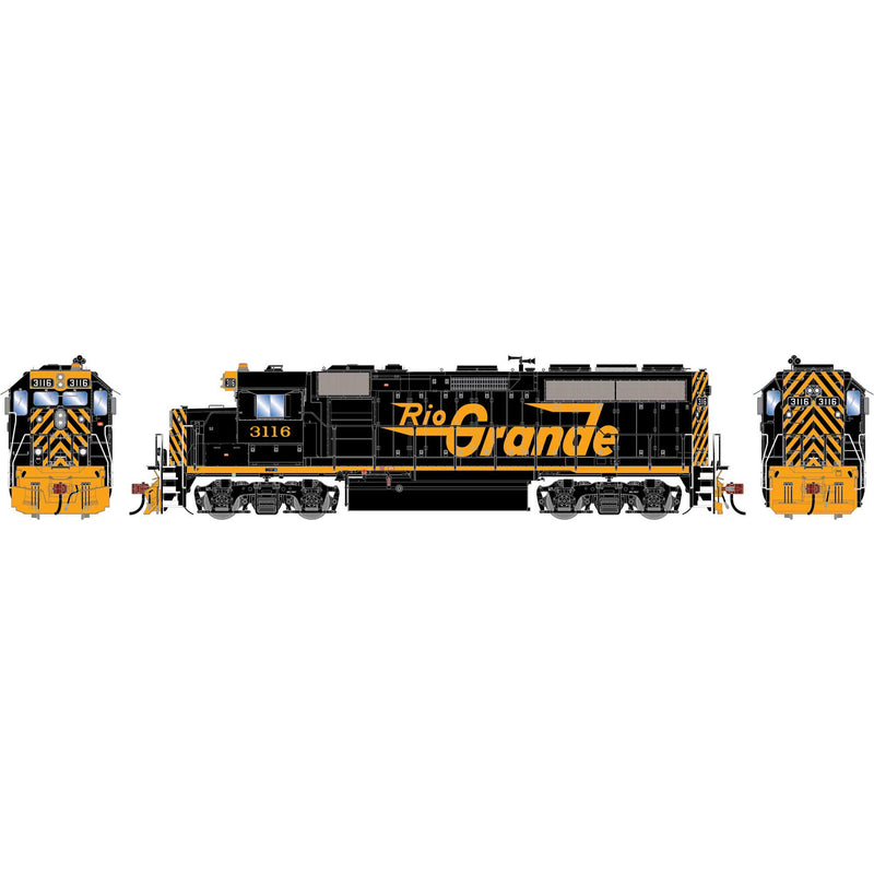 PREORDER Athearn Genesis ATHG-1751 HO GP40-2 Locomotive w/DCC & Sound, DRGW