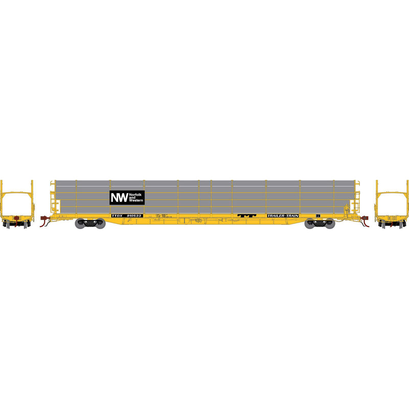 PREORDER Athearn Genesis ATHG-1784 HO F89F Bi-Level Auto Rack, Legendary Liveries NW/TTBX