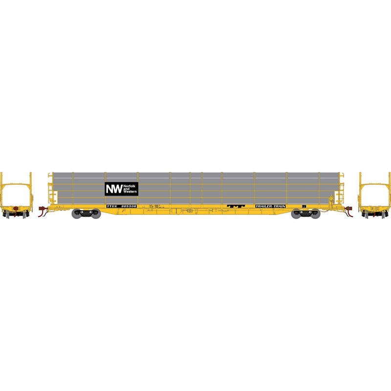 PREORDER Athearn Genesis ATHG-1786 HO F89F Bi-Level Auto Rack, Legendary Liveries NW/TTBX