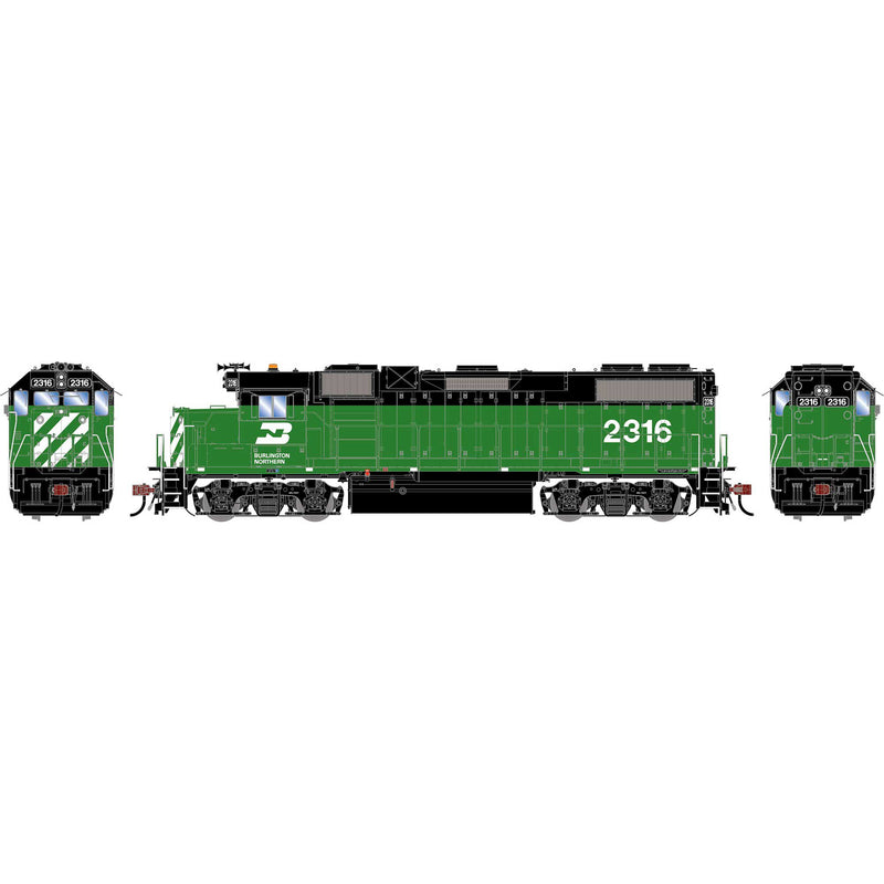 Athearn Genesis ATHG-1819 HO GP38-2 Locomotive w/DCC & Sound, BN