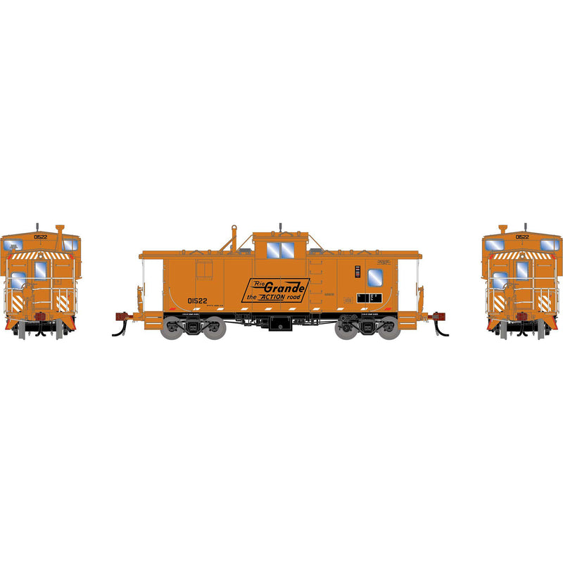 PREORDER Athearn Genesis ATHG-1872 HO ICC Wide-Vision Caboose w/Lights, DRGW