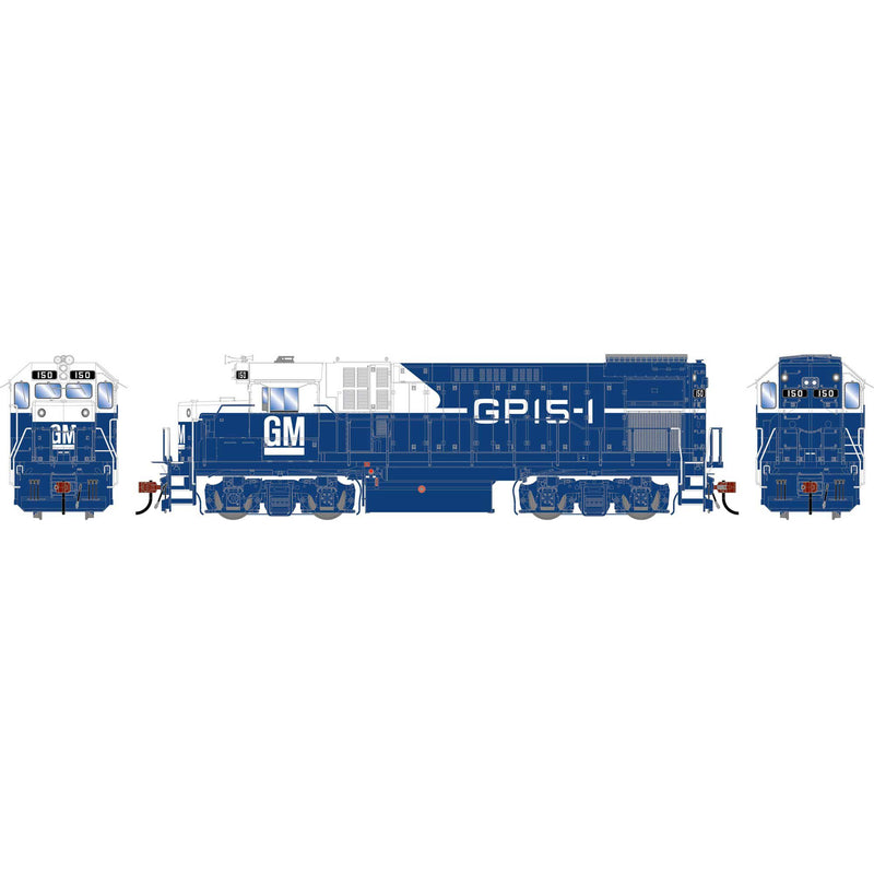 PREORDER Athearn Genesis ATHG-1901 HO GP15-1 Locomotive w/DCC & Sound, Legendary Liveries EMDX 'DEMO'