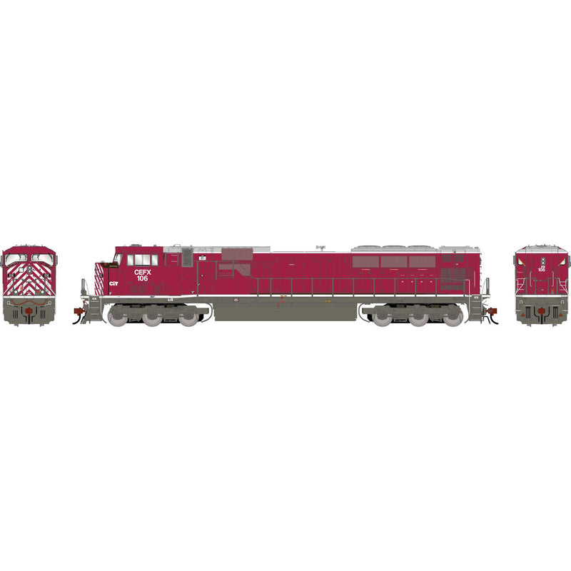 PREORDER Athearn Genesis ATHG-1928 HO SD90MAC Locomotive w/DCC & SOUND, CEFX