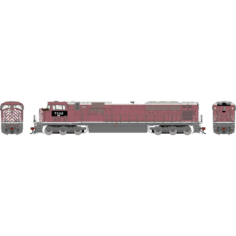 PREORDER Athearn Genesis ATHG-1936 HO SD90MAC Locomotive w/DCC & SOUND, Primed For Grime NS 'Ex-CEFX'