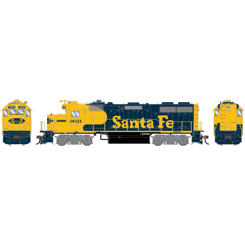 PREORDER Athearn Genesis ATHG-1963 HO GP39-2 PH I Locomotive, ATSF