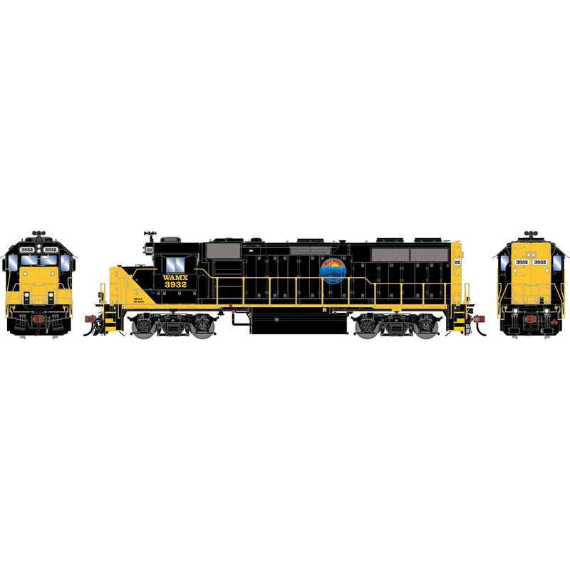 PREORDER Athearn Genesis ATHG-1988 HO GP39-2 PH I Locomotive w/DCC & SOUND, WAMX 'Blue Ridge Southern'