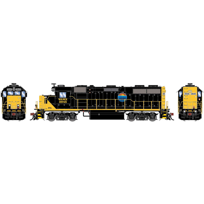 PREORDER Athearn Genesis ATHG-1989 HO GP39-2 PH I Locomotive w/DCC & SOUND, WAMX 'Blue Ridge Southern'