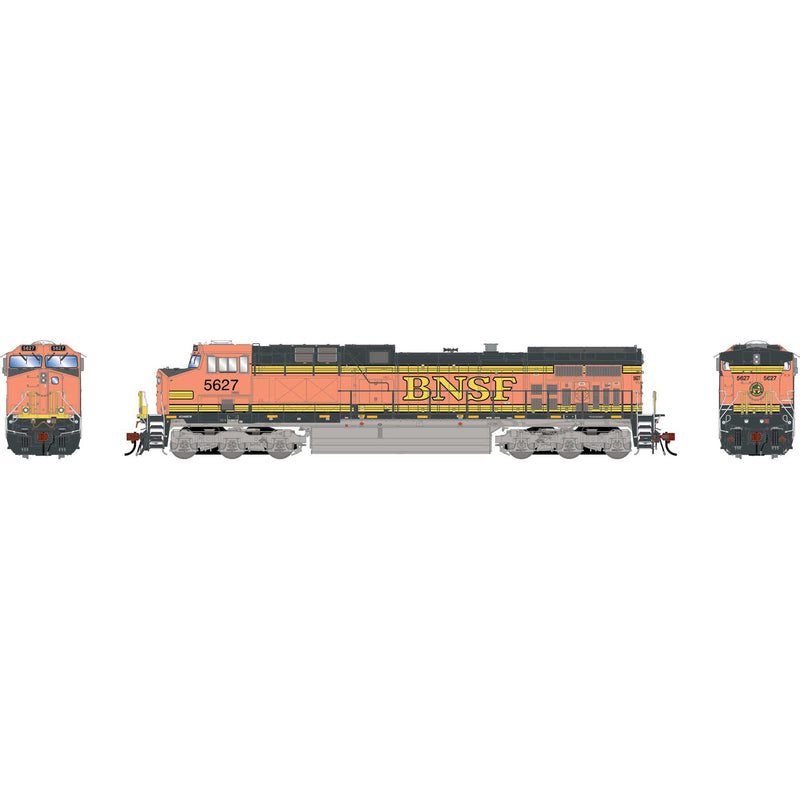 PREORDER Athearn Genesis ATHG-2057 HO AC4400CW Locomotive, Primed For Grime BNSF