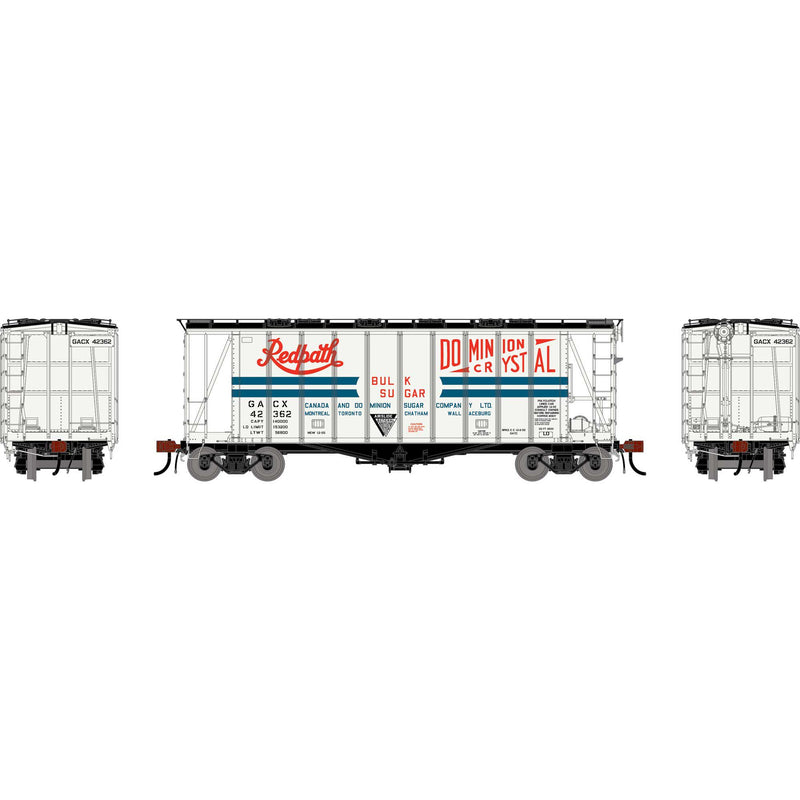 PREORDER Athearn Genesis ATHG-2142 HO GATC 2600 Airslide Covered Hopper, GACX/Redpath