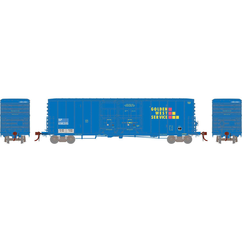 PREORDER Athearn Genesis HO G2194 50' PC&F Youngstown Plug Door Box Car, Golden West Service SP