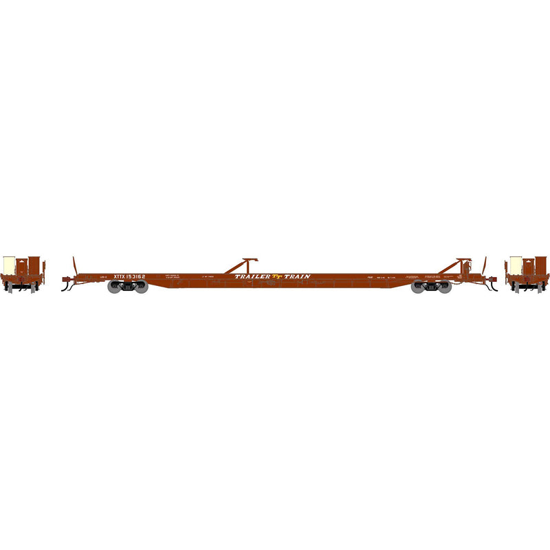 PREORDER Athearn Genesis HO ATHG-2232 F89-F Flat Car, XTTX 'Brown'