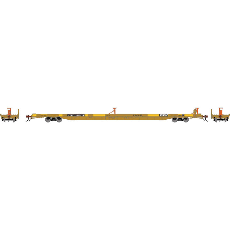 PREORDER Athearn Genesis HO ATHG-2242 F89-F Flat Car, WTTX 'Twin 45'