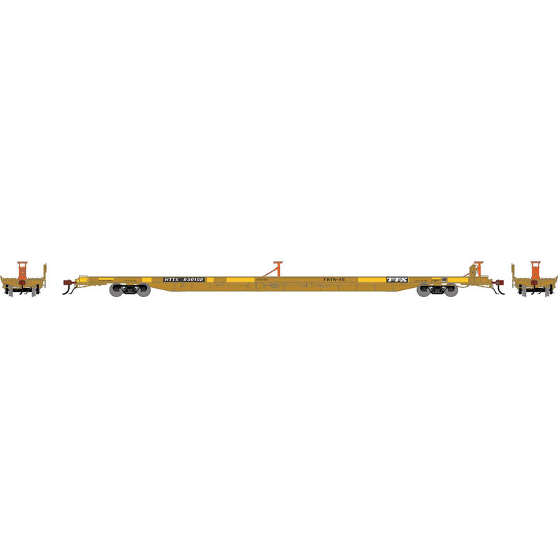 PREORDER Athearn Genesis HO ATHG-2244 F89-F Flat Car, WTTX 'Twin 45'