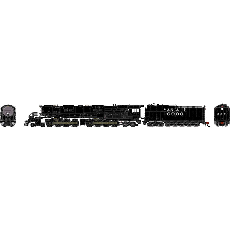 PREORDER Athearn Genesis ATHG-2250 4-8-8-4 Big Boy Steam Locomotive, Santa Fe