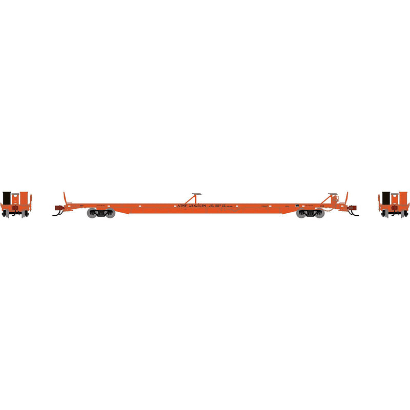 PREORDER Athearn Genesis N ATHG-2272 F89-F Flat Car, Atchison Topeka & Santa Fe