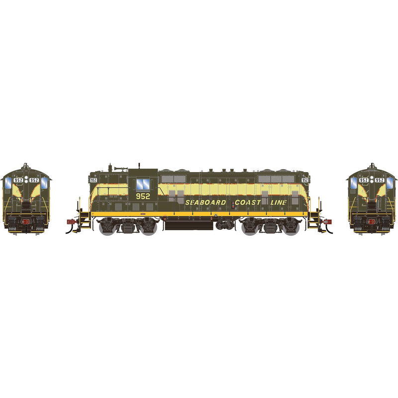 PREORDER Athearn Genesis HO G2296 GP7 Locomotive, Seaboard Coast Line Primed For Grime