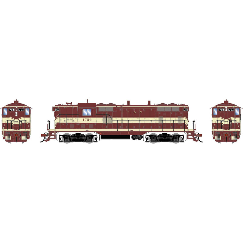 PREORDER Athearn Genesis HO G2309 GP7L Locomotive, Patched Louisville & Nashville