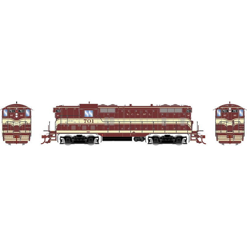 PREORDER Athearn Genesis HO G2326 GP7L Locomotive, Nashville Chattanooga & St. Louis