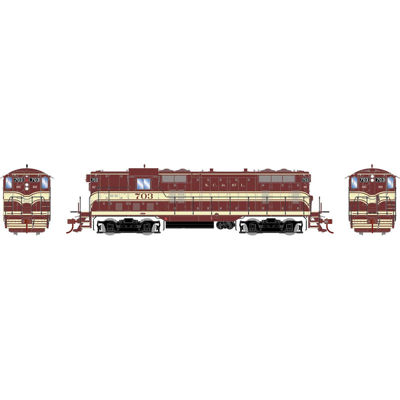 PREORDER Athearn Genesis HO G2328 GP7L Locomotive, Nashville Chattanooga & St. Louis