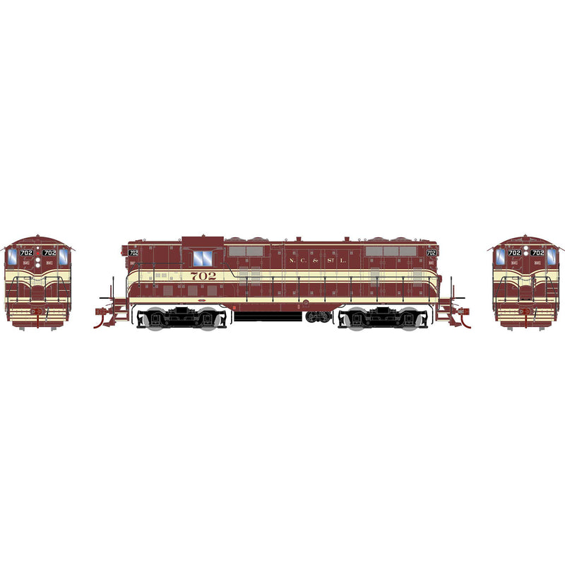 PREORDER Athearn Genesis HO G2327 GP7L Locomotive, Nashville Chattanooga & St. Louis