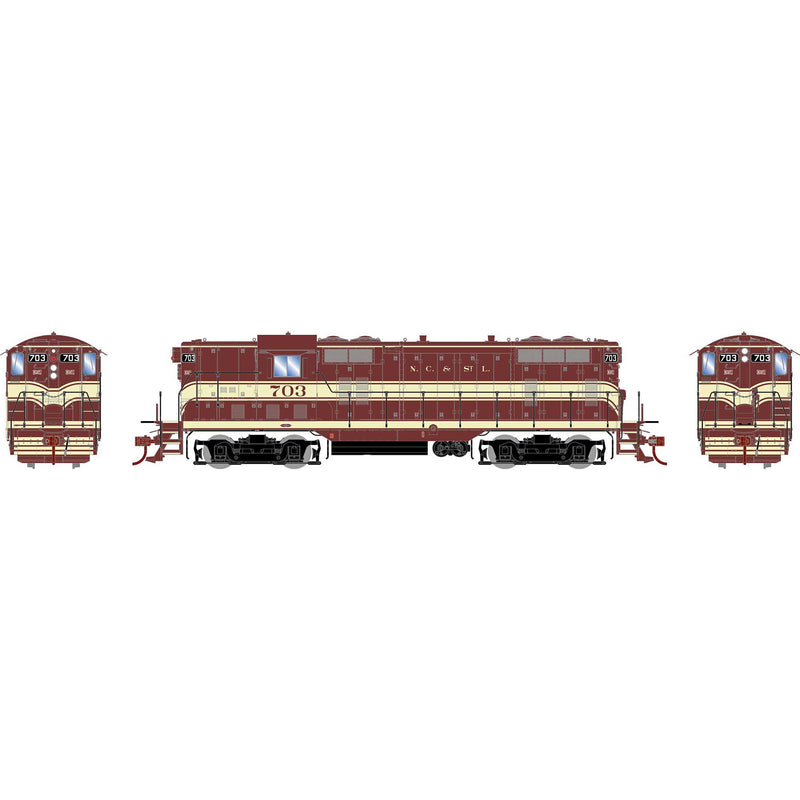 PREORDER Athearn Genesis HO G2328 GP7L Locomotive, Nashville Chattanooga & St. Louis