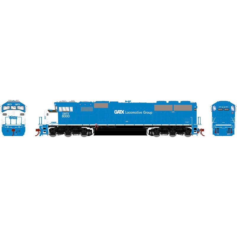PREORDER Athearn Genesis HO G2362 EMD SD60M Tri-clops Diesel Locomotive, GATX