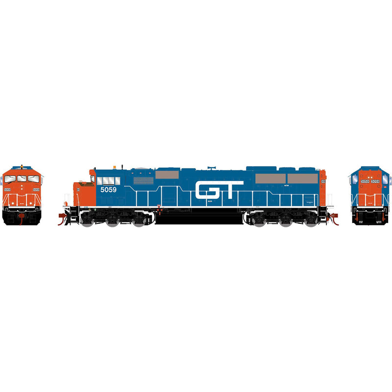PREORDER Athearn Genesis HO G2351 EMD SD60M Tri-clops Diesel Locomotive, Grand Trunk Western