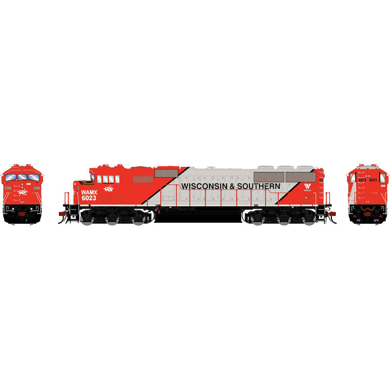 PREORDER Athearn Genesis HO G2355 EMD SD60M Tri-clops Diesel Locomotive, Wisconsin & Southern