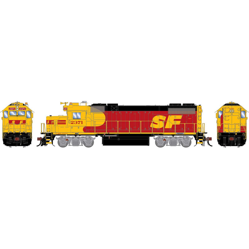 PREORDER Athearn Genesis HO G2371 EMD GP38-2 Diesel Locomotive, Santa Fe Kodachome