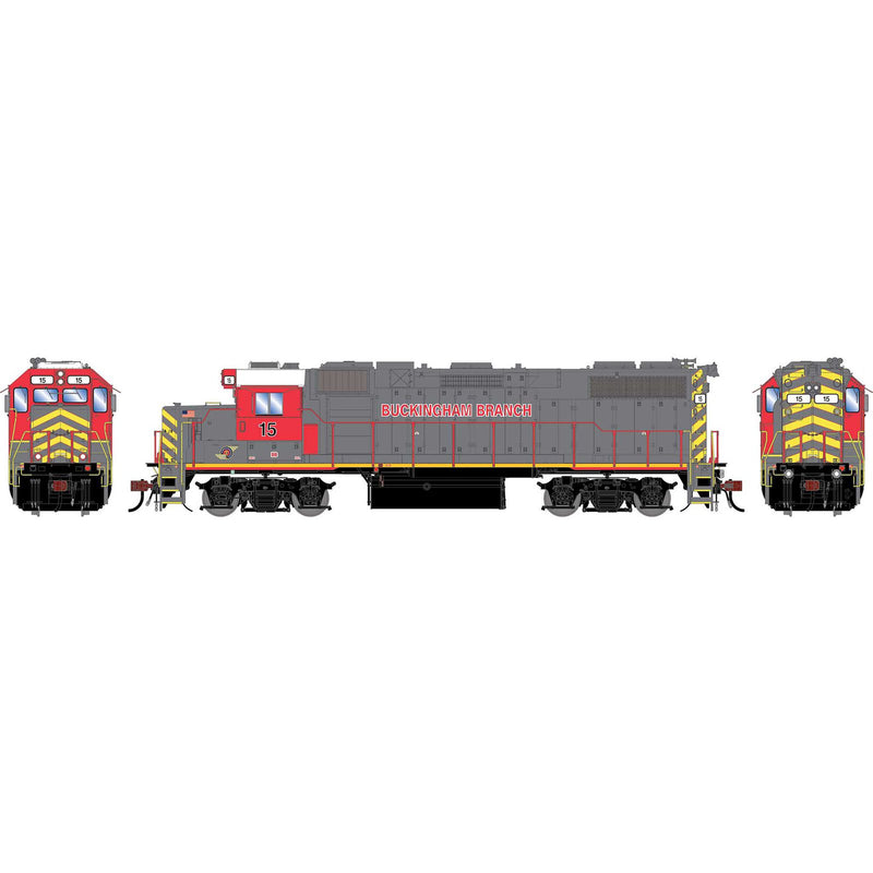 PREORDER Athearn Genesis HO G2374 EMD GP38-2 Diesel Locomotive, Buckingham Branch