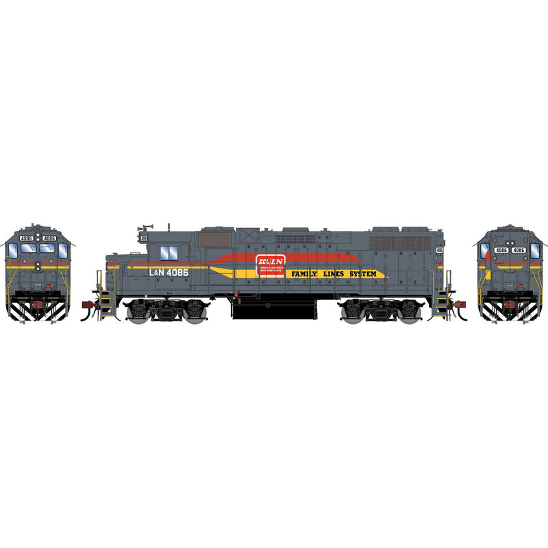 PREORDER Athearn Genesis HO G2378 EMD GP38-2 Diesel Locomotive, Louisville & Nashville Family Lines System