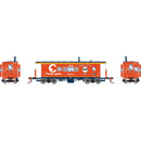 PREORDER Athearn Genesis HO G2395 ICC Bay Window Caboose with Lights, Chessie System-B&O CCH Caboose
