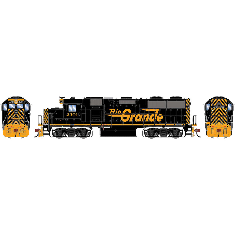 PREORDER Athearn Genesis HO G2405 GP39-2 PH III Diesel Locomotive, Denver & Rio Grande Western (Legendary Liveries)