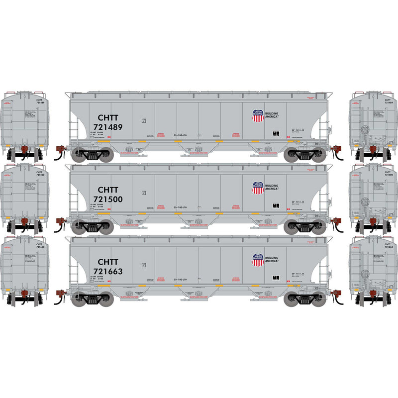 PREORDER Athearn Genesis HO G2487 Trinity 5161 Covered Hopper, Union Pacific CHTT