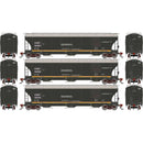 PREORDER Athearn Genesis HO G2495 Trinity 5161 Covered Hopper, Kansas City Southern COER (Primed For Grime)