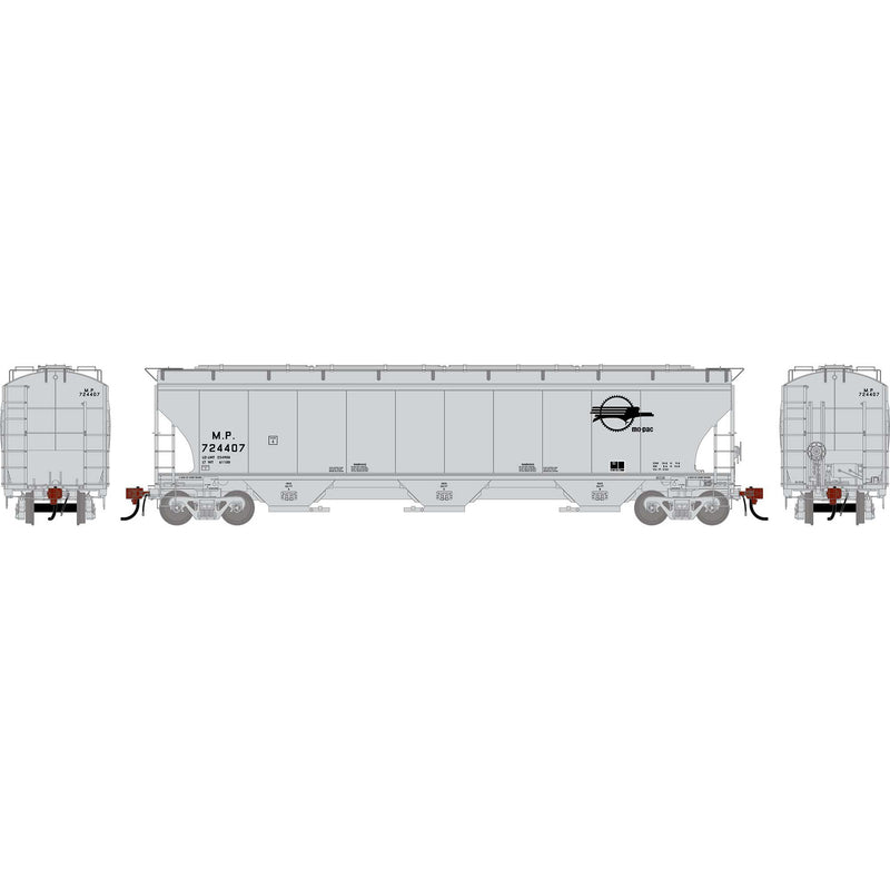 PREORDER Athearn Genesis HO G2505 Trinity 5161 Covered Hopper, Missouri Pacific (Legendary Liveries)