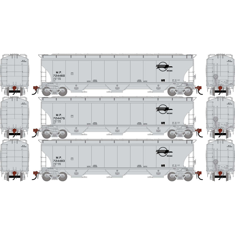 PREORDER Athearn Genesis HO G2507 Trinity 5161 Covered Hopper, Missouri Pacific (Legendary Liveries)