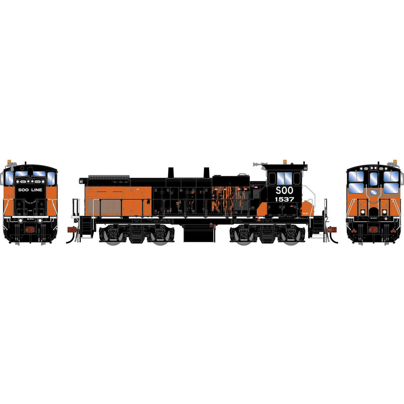 PREORDER Athearn Genesis HO G2529 MP15AC Locomotive, Soo Line Primed For Grime