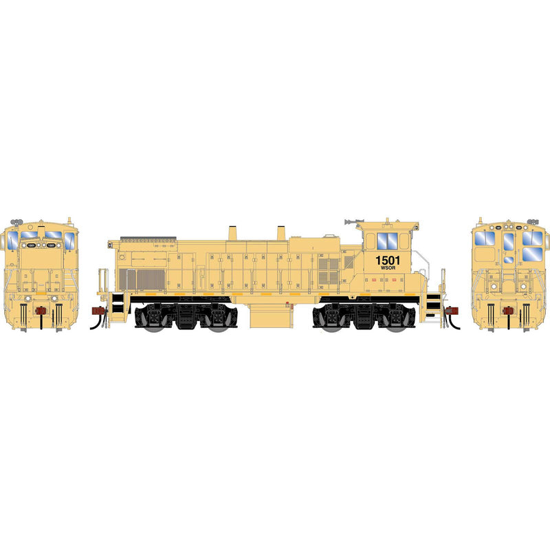 PREORDER Athearn Genesis HO G2514 MP15AC Locomotive, Wisconsin & Southern Primer