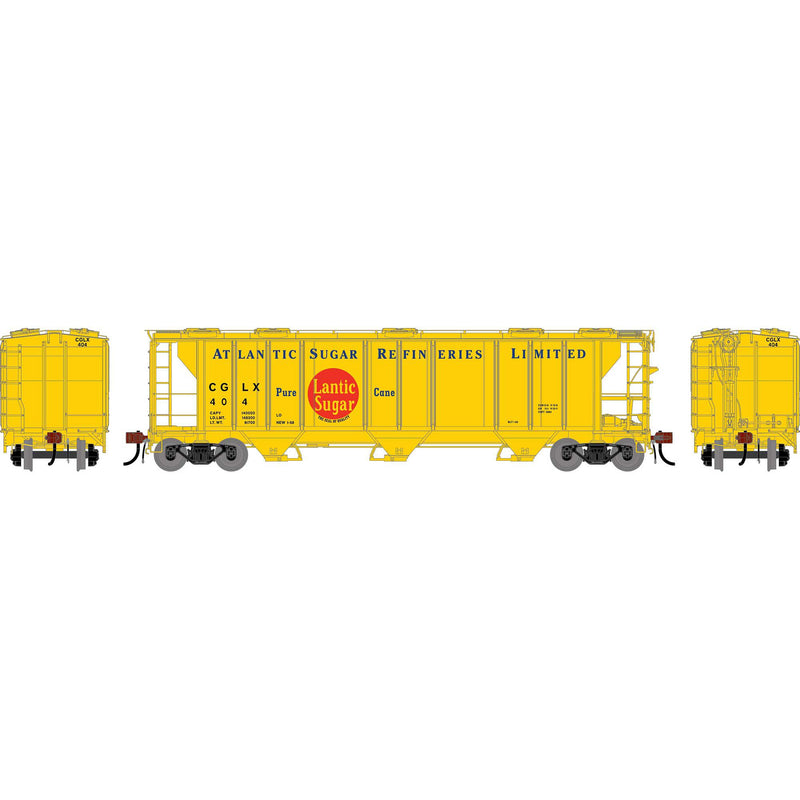 PREORDER Athearn Genesis HO G2597 PS 2893 3-Bay Covered Hopper, Lantic Sugar