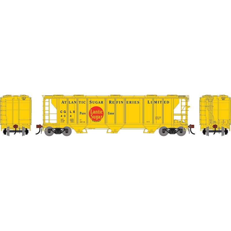 PREORDER Athearn Genesis HO G2597 PS 2893 3-Bay Covered Hopper, Lantic Sugar