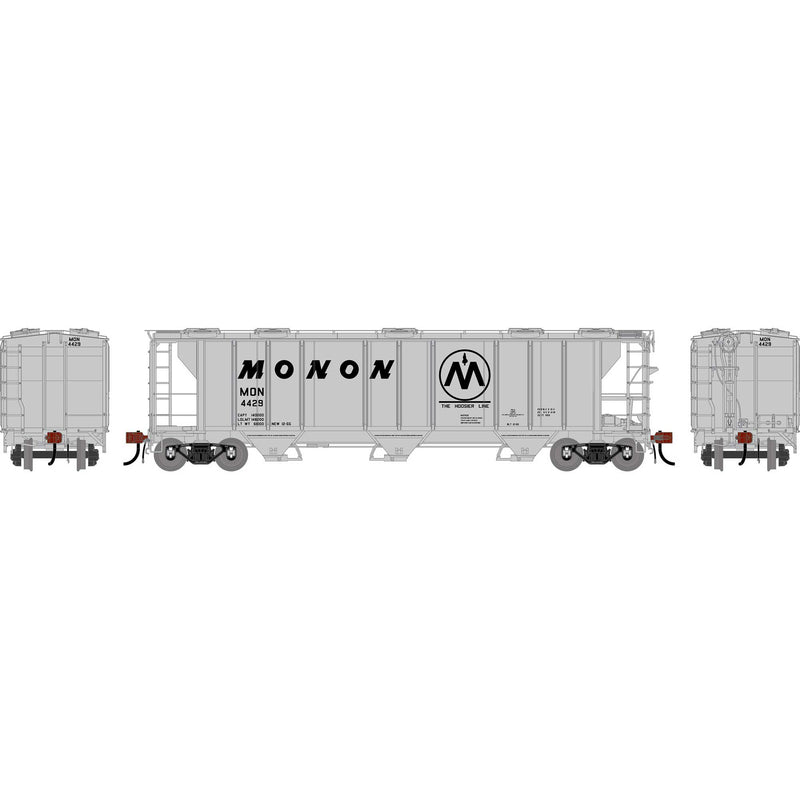 PREORDER Athearn Genesis HO G2601 PS 2893 3-Bay Covered Hopper, Monon